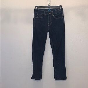 Thereabouts Straight Fit Boys 12 Dark Wash Blue Jeans